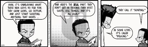 The Boondocks on Friday January 11, 2008 Comic Strip