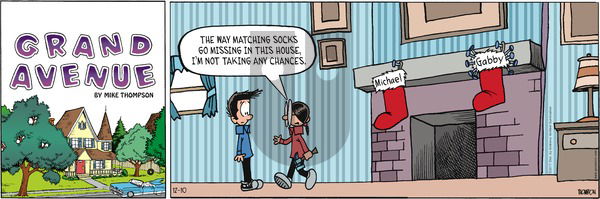 Grand Avenue on Sunday December 10, 2017 Comic Strip