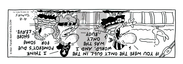 Frank and Ernest on Friday April 8, 1994 Comic Strip