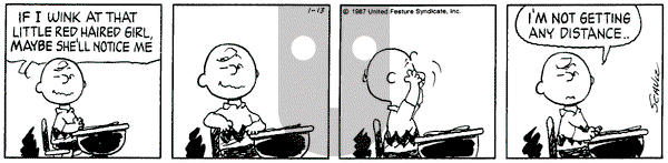Peanuts on Tuesday January 13, 1987 Comic Strip