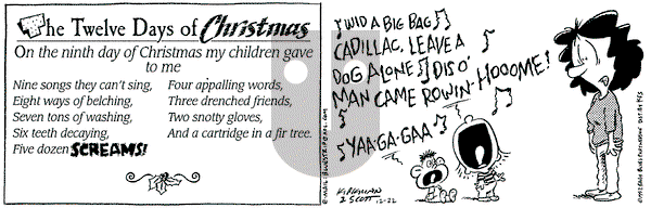 Baby Blues on Monday December 22, 1997 Comic Strip