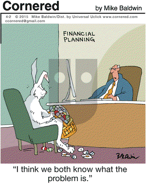 Cornered on Thursday April 2, 2015 Comic Strip
