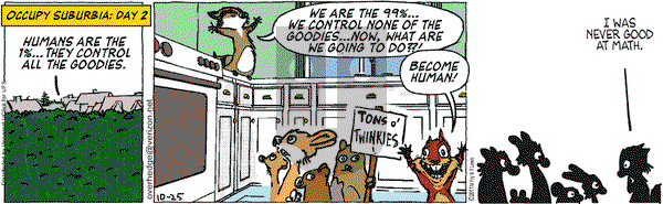 Over the Hedge on Tuesday October 25, 2011 Comic Strip