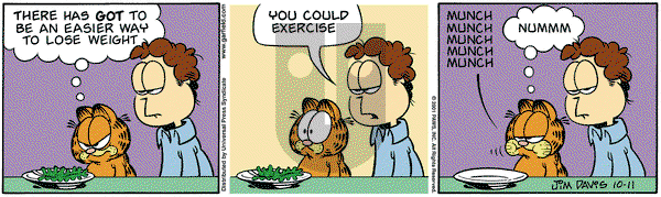 Garfield on Thursday October 11, 2001 Comic Strip