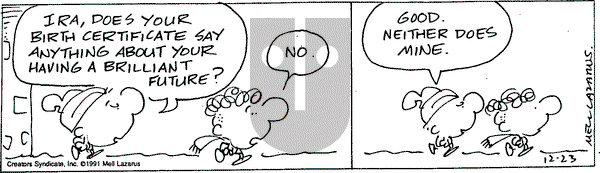 Miss Peach on Monday June 9, 2025 Comic Strip