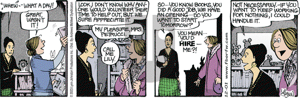 For Better or For Worse - Friday December 1, 2023 Comic Strip