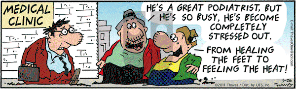 Frank and Ernest on Saturday March 26, 2011 Comic Strip
