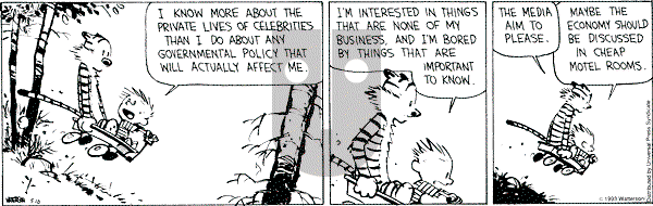 Calvin and Hobbes - Monday May 10, 1993 Comic Strip