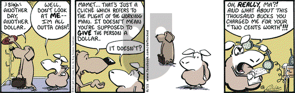DeFlocked on Tuesday June 11, 2013 Comic Strip