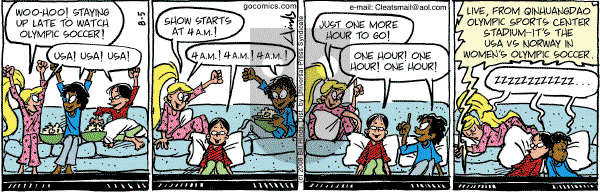 Cleats - Tuesday August 5, 2008 Comic Strip