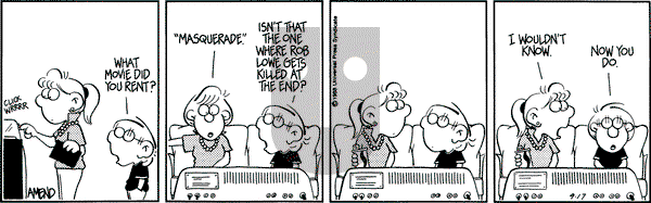 FoxTrot on Saturday September 17, 1988 Comic Strip