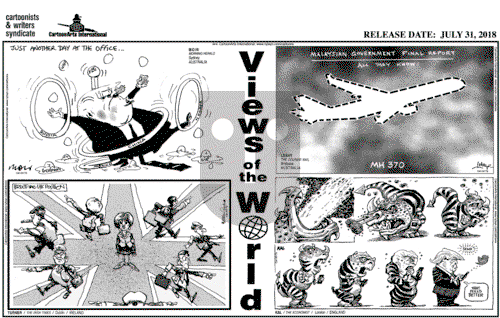 Views of the World on Tuesday July 31, 2018 Comic Strip
