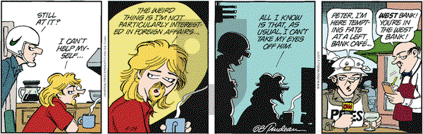 Doonesbury on Monday April 29, 2002 Comic Strip
