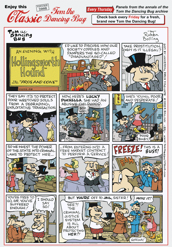 Tom the Dancing Bug on Thursday March 9, 2017 Comic Strip