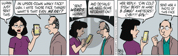 Luann on Thursday July 25, 2019 Comic Strip