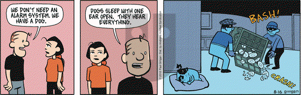 Pooch Cafe on Thursday August 16, 2018 Comic Strip
