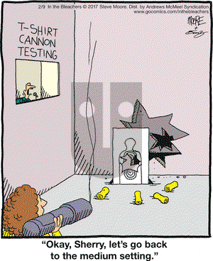 In the Bleachers on Thursday February 9, 2017 Comic Strip