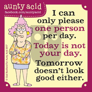Aunty Acid on Monday November 20, 2017 Comic Strip