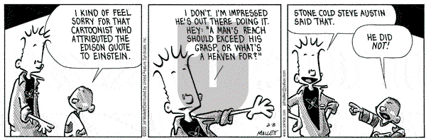 Frazz on Friday February 8, 2002 Comic Strip