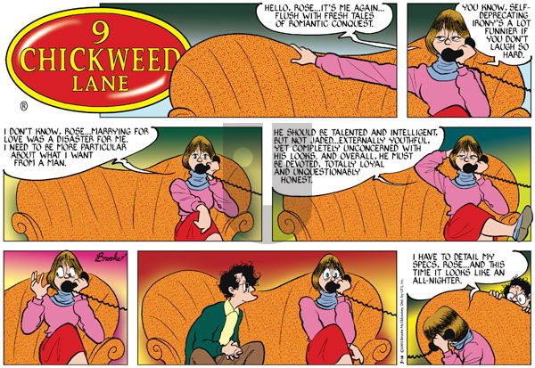 9 Chickweed Lane on Sunday March 16, 2003 Comic Strip