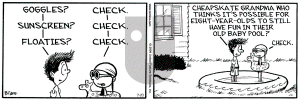 Grand Avenue on Friday August 4, 2006 Comic Strip