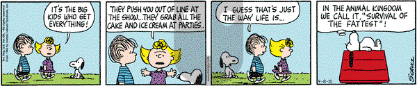 Peanuts - Thursday April 8, 2010 Comic Strip