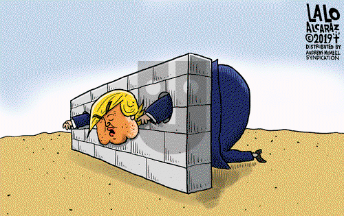 Lalo Alcaraz on Wednesday January 9, 2019 Comic Strip