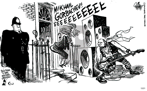 Pat Oliphant on Friday December 21, 1984 Comic Strip