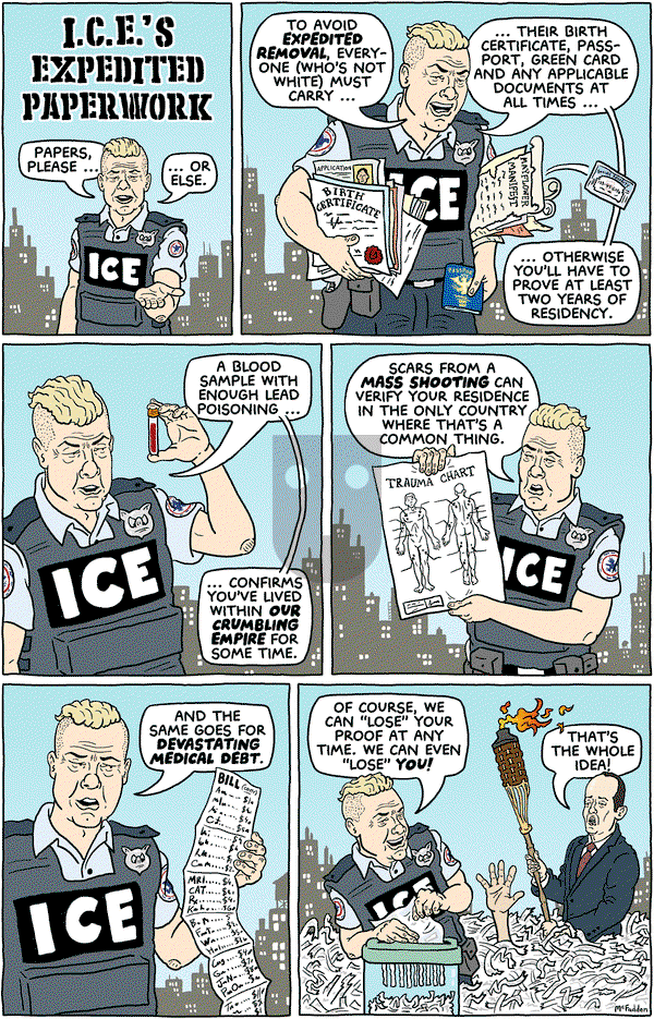 Brian McFadden - Monday July 29, 2019 Comic Strip