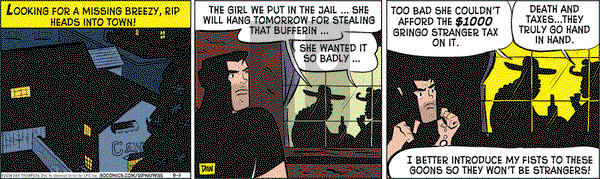 Rip Haywire on Saturday September 6, 2014 Comic Strip