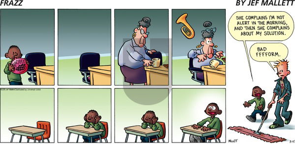 Frazz on Sunday March 15, 2015 Comic Strip