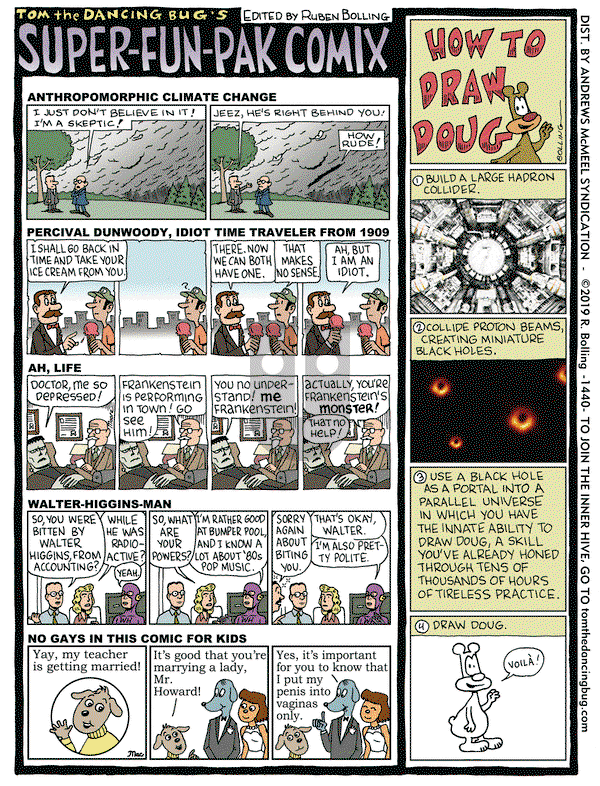 Tom the Dancing Bug on Friday May 31, 2019 Comic Strip