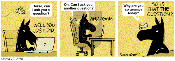 Dark Side of the Horse on Thursday December 2, 2010 Comic Strip