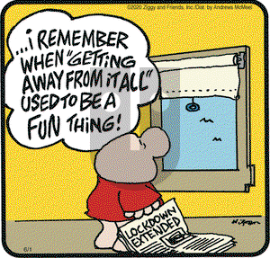 Ziggy on Monday June 1, 2020 Comic Strip