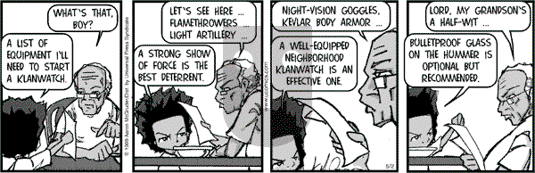 The Boondocks on Tuesday December 3, 2013 Comic Strip
