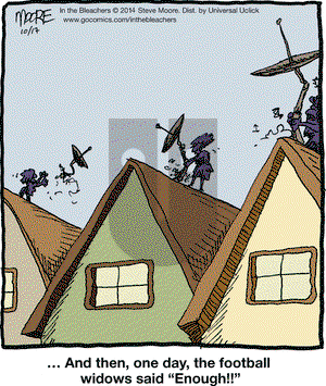In the Bleachers on Friday October 17, 2014 Comic Strip