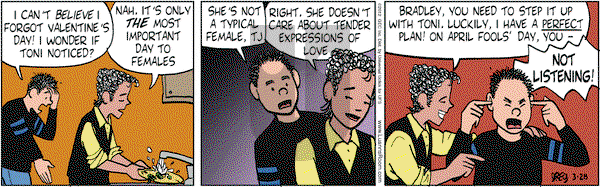 Luann on Wednesday March 28, 2012 Comic Strip