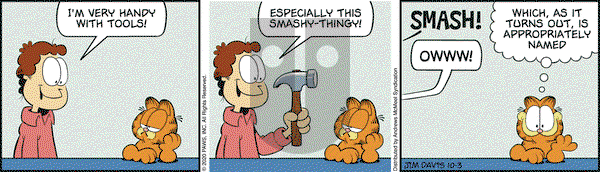 Garfield - Saturday October 3, 2020 Comic Strip