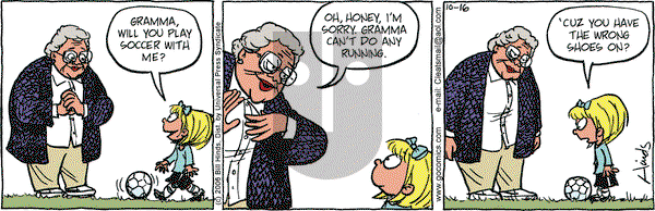 Cleats on Monday October 16, 2006 Comic Strip