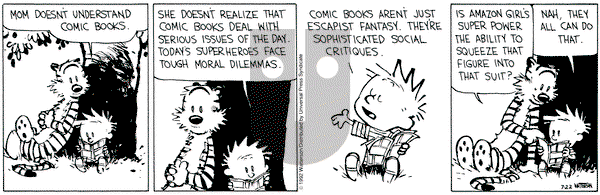 Calvin and Hobbes on Wednesday July 22, 1992 Comic Strip