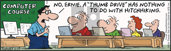 Frank and Ernest on Thursday November 19, 2015 Comic Strip