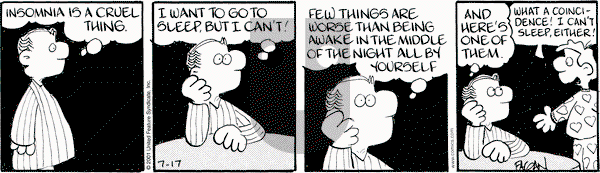 Drabble on Tuesday July 17, 2001 Comic Strip