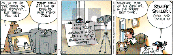 Get Fuzzy on Friday July 1, 2011 Comic Strip