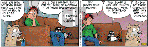 Get Fuzzy on Thursday September 30, 2004 Comic Strip
