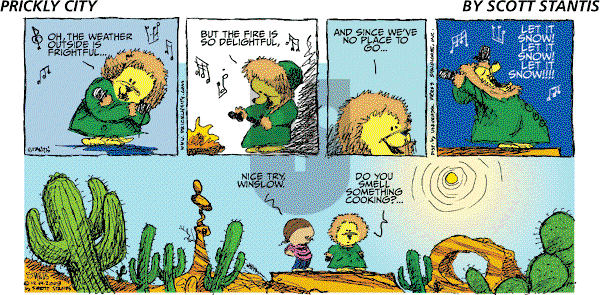 Prickly City on Sunday December 14, 2008 Comic Strip