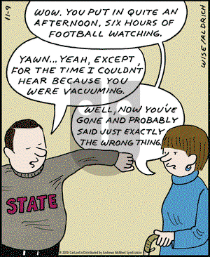 Real Life Adventures - Saturday November 9, 2019 Comic Strip