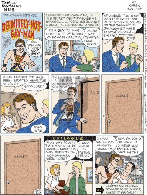 Tom the Dancing Bug on Saturday November 18, 2006 Comic Strip
