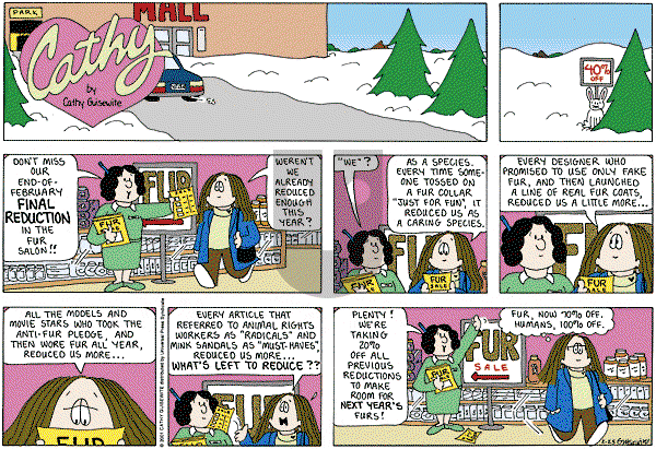Cathy Classics on Sunday February 26, 2012 Comic Strip