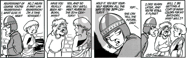 Doonesbury on Thursday January 14, 1988 Comic Strip