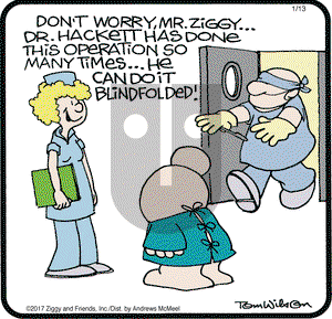 Ziggy on Friday January 13, 2017 Comic Strip